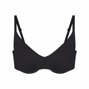 SKIMS Black Underwire Bikini Top